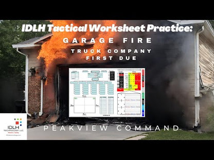 IDLH Digital Tactical Worksheet